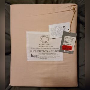 Homebound 4-Piece Queen Sheet Set - 100% Cotton, NWT